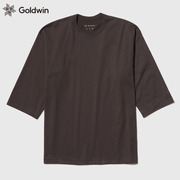 日本Goldwin2023年5分半袖T恤男女Re-Pose运动休闲衣