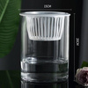 水培春羽玻璃瓶透明直筒圆柱形花瓶简约龟背小天使水养玻璃容器