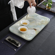 茶盘功夫茶具套装电磁炉一体陶瓷手绘茶台玉石大小号排水家用简约