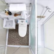 定制整体钢化玻璃，一体式移门家用淋浴房简易浴室干湿分离隔断集成