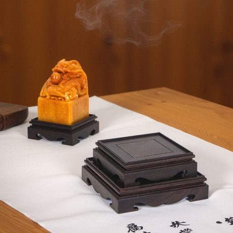 黑梓木底座石