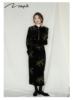 mauvestudio新中式国风套装，织金刺绣夹棉外套半身裙套装多穿