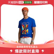 香港直邮潮奢poloralphlauren男士合身徽标，针织短袖t恤