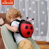 。supercute幼儿园书包，0-6岁可爱瓢虫男女儿童宝宝，防走失双肩背包