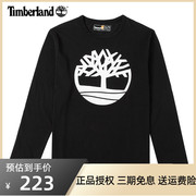 Timberland 添柏岚长袖T恤男款24春夏休闲棉质印花体恤A2Q9U