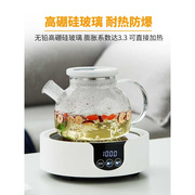 玻璃茶壶单壶耐高温茶水分离泡茶器家用烧水壶透明花茶壶茶具套装