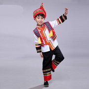 少数民族服装儿童六一男童服饰广西壮族苗族民族风彝族侗族演出服