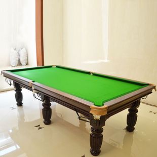 标准台球桌家用多功能二合一美式黑八黑室内中式大理石桌球8