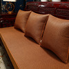 沙发凉席坐垫夏季罗汉床藤席座垫实木家具凉垫垫子透气沙发套定制