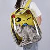 猫包外出便携双肩包透明(包透明)太空舱可爱卡通，小型犬透气手提背包大容量