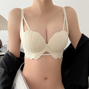 无痕性感内衣女士小胸聚拢显大加厚深V防下垂收副乳调整型文胸罩
