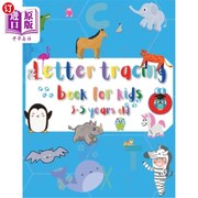 海外直订Letter tracing Book for Kids 3-5 years old  A-Z letter tracing. Workbook for Pre 3-5岁儿童字母描记