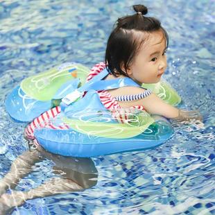 婴儿游泳圈游泳馆趴圈双气囊防翻防呛水宝宝腋下圈，小孩0-6岁脖圈