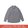 TACITURNLI FR HUNTING SHIRT 格纹法式圆领衬衣