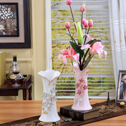 定制陶瓷餐桌插花花瓶摆件欧式客厅电视柜玄关花器家居装饰品结婚