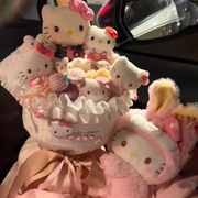 hellokitty玩偶花束情人节送女友loopy公仔成品生日礼物毛绒玩具