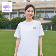 杭州亚运之光系列19th印花T恤夏季休闲短袖男女同款