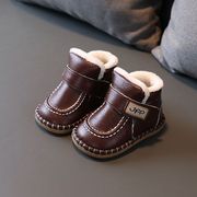 宝宝棉鞋婴儿学步鞋软底-一岁男女小童幼儿加绒加厚雪地靴冬季