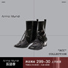 Anno Mundi 创世纪元 高级感 朋克透明方头跟漆皮粗跟短靴