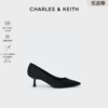 charles&keith春夏女鞋ck1-60361352女士简约通勤尖头，高跟单鞋女