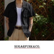 sugarfunk全棉夏威夷衫，日式插肩半袖衬衫美式复古阿美咔叽