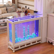 鱼缸水族箱欧式创意大中型客厅家用生态玻璃1.2米屏风定制免换水