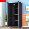 超薄黑色窄一米二1.2矮1.4衣柜，40公分80cm120厘米，深1米2卧室宽长