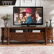 美式电视柜客厅全实木地柜，1.85米欧式电视机，柜子卧室影视柜小户型
