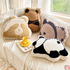 可爱熊猫抱枕女生睡觉客厅沙发装饰枕头靠垫ins风榻榻米飘窗靠枕