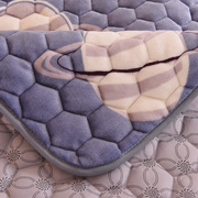 冬季法兰珊瑚绒床单毛毯，加厚铺床毯子，床上用学生宿舍单人绒毯加绒