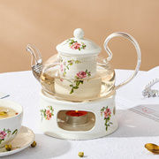 英式下午茶具英式茶具套装轻奢礼盒陶瓷茶具咖啡杯套装玻璃水果茶