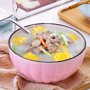 大碗汤碗面碗8英寸单个北欧家用餐具创意个性陶瓷碗大号饭碗汤盆