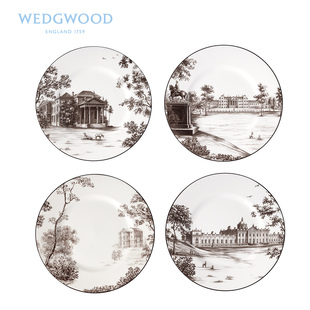英国Wedgwood Parklands系列庄园系列展盘四只装 装饰盘/点心盘