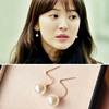 韩国韩版时尚潮流那年冬天风在吹宋慧乔同款珍珠耳线耳钉耳环
