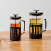 HARIO日本法压壶咖啡法式滤压壶不锈钢玻璃泡茶壶冲茶器家用手冲