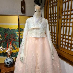 朝鲜族民族服装新娘婚礼结婚仪式敬酒韩服婚纱礼服女士服XN2202
