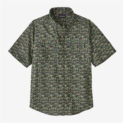 巴塔哥尼亚patagonia男款短袖衬衫，吸汗防晒速干户外徒步美版41905