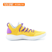 球鞋定制 Nike Hyperdunk X 湖人黄紫色低帮男子外场实战篮球鞋