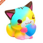 Kawaii Cat Squishies Jumbo Squeeze Squishy Adorable Aniaml S