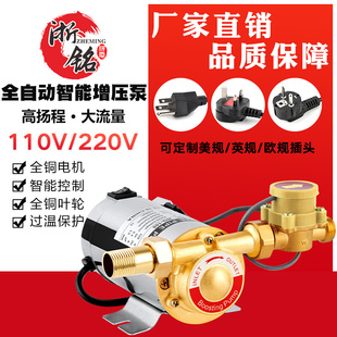 增压1泵10v/220v自来水管道增压不锈钢全自动增压泵Booster pump