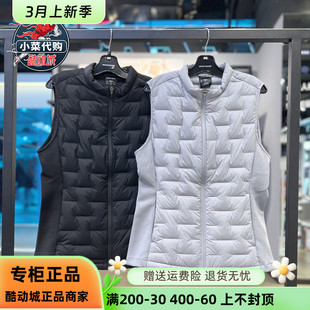 Skechers斯凯奇女装冬季梭织羽绒服背心轻质保暖马甲P423W015