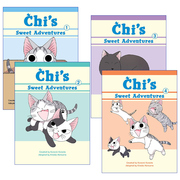 英文原版 Chi's Sweet Adventures 甜甜私房猫冒险日记4册 起司猫 日本漫画 Konami Kanata湖南彼方 英文版 进口英语原版书籍