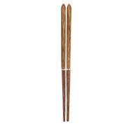 实木筷子勺子套装出差旅游便携式餐具单人，装两节螺旋折叠筷家用筷