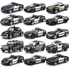 卡威玩具警车仿真合金，小汽车模型特警玩具，车越野车儿童警察车男孩