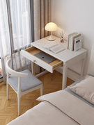北欧实木白色书桌小户型梳妆台长60/70CM现代简约学习办公电脑桌