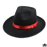 新郎帽结婚帽礼帽古装中式婚礼爵士，帽英伦复古红色，新郎官(新郎官)帽子男士