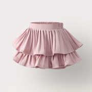 女童夏季蓬蓬裙短裙女孩粉色，表演蛋糕裙，a字裙裤半身裙洋气公主裙