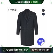 韩国直邮Trugen 毛呢大衣 () 毛混纺中长款大衣 (TG8W0-MCL810)