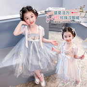 公主裙夏季中小女童中国风汉服连衣裙P65