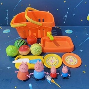 网红款网红女孩过家家水果切切看水果篮玩具套装切水果蔬菜-3